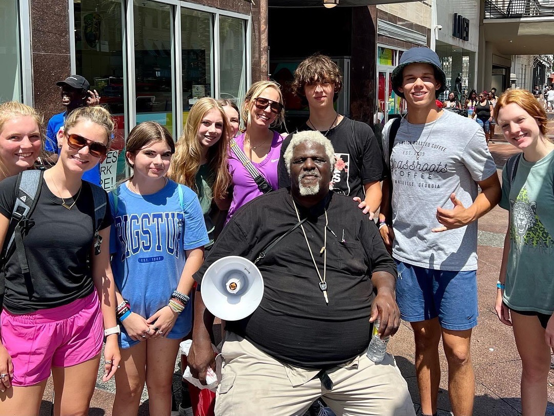 Photo for Sam, Ronnie and Smitty - Street Preachers in New Orleans along Canal Street - New Orleans Mission Trip 2024