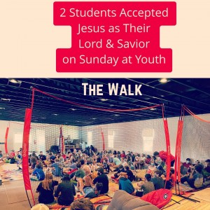 Two Students accepted Jesus as their Lord and Savior on Sunday Photo for Two Students accepted Jesus as their Lord and Savior on Sunday