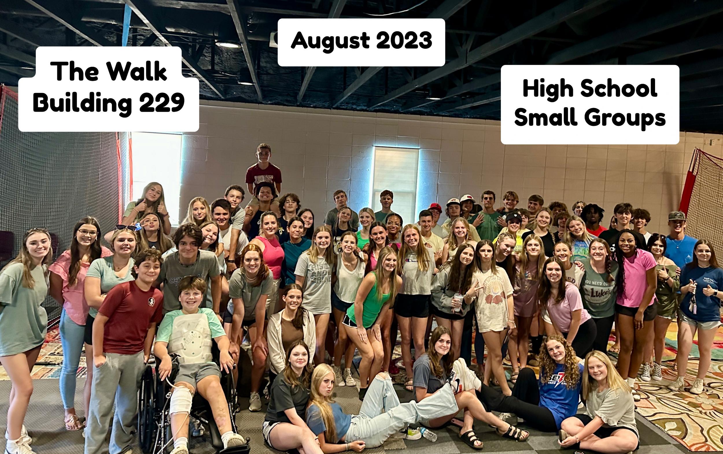 Photo for High School Small Groups in August