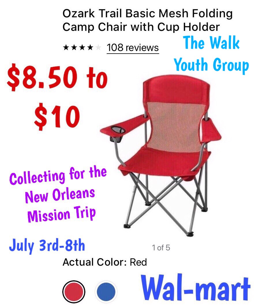 Photo for Collecting sport chairs for the homeless in New Orleans through July 3rd